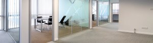 office interior, refurbishment, partitions and ceilings